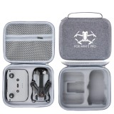Geantă de transport gri pentru DJI Mini 5 Pro &ndash; husă rigidă EVA pentru dronă, baterii și telecomandă RC-N3