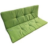 Perna pentru balansoar, 3 persoane, poliester, verde, 132 x 45 x 6 cm
