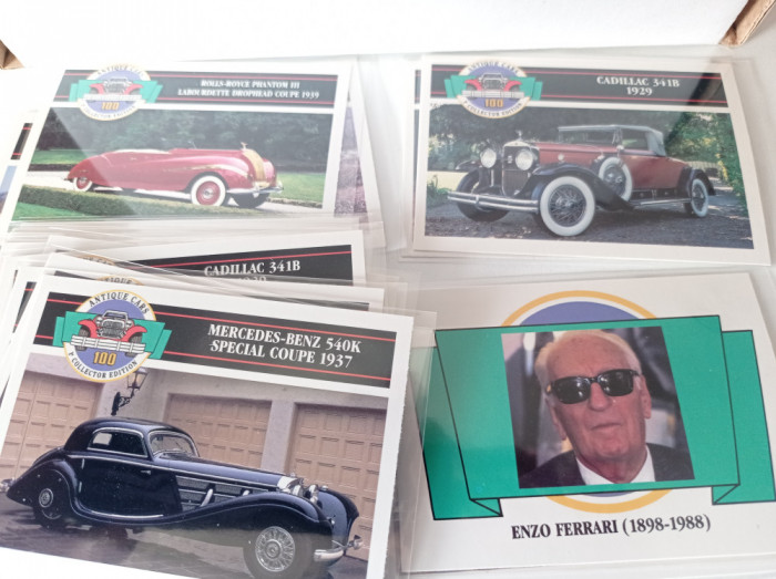 Panini Antique Cars - lot de 30 carduri