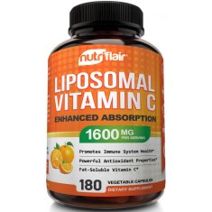 Vitamina C, NutriFlair, Lipozomala, Absorbtie Rapida, Intareste Sistemul Imunitar, Antioxidant Puter