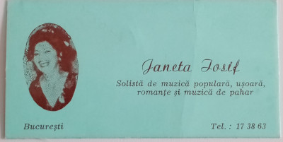 JANETA IOSIF- CARTE DE VIZITA foto