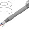Cablu Microfon Gri OFC 2x2x0.22mm&sup2; -15&divide;70&deg;C