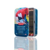 Cumpara ieftin Set creioane colorate Derwent Professional Chromaflow, cutie metalica, 36 buc/set
