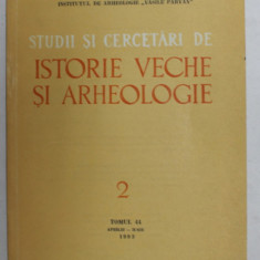 STUDII SI CERCETARI DE ISTORIE VECHE SI ARHEOLOGIE , REVISTA , TOMUL 44 , NR. 2 , APRILIE - IUNIE , 1993