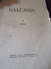 Balcania I - 1938, Victor Papacostea (dedicatie Al. Cisar), Istorie, Monitorul Oficial, Imprimeria Nationala, Romana, Brosata