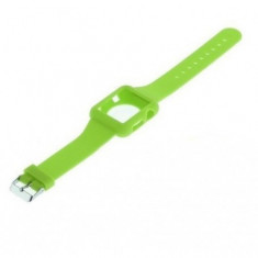 Bratara din silicon pentru Apple Watch 42mm Culoare Verde foto