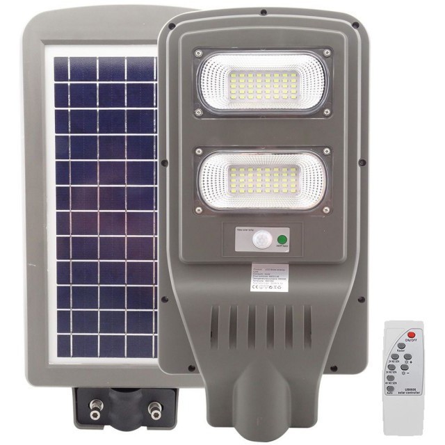 Panou solar stradal, Integrated Lamp, 60 W, IP65, LED, telecomanda, senzor miscare/lumina