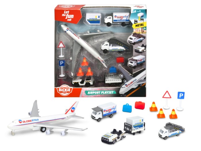 DICKIE SET AEROPORT 13 PIESE SuperHeroes ToysZone