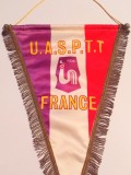 Fanion (vechi) Sportiv - Uniunea Asociatiilor Sportive &quot;UASPTT&quot; FRANTA