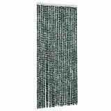 Cumpara ieftin Perdea pentru insecte, verde si alb, 90 x 220 cm, chenille