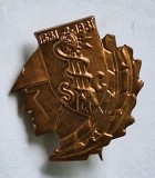 SMC - Spitalul Militar Central din Bucuresti, insigna din alama