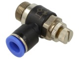 Supapă anti-retur PNEUMAT - Presiune -0,95...15bar, Alamă nichelată 10mm