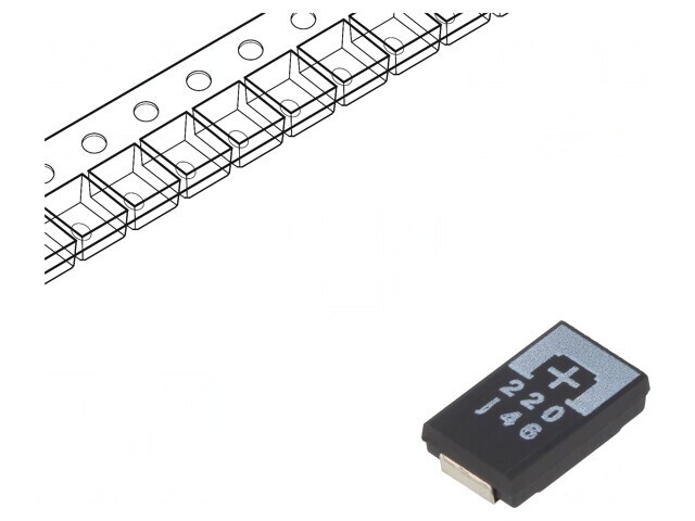Condensator Tantal-Polimer SMD 220uF 6.3V 20%