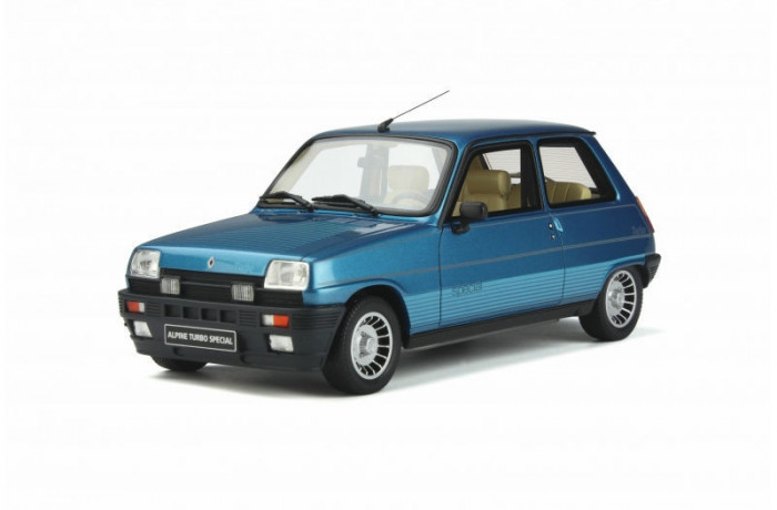 Macheta auto Renault 5 Alpine Turbo Special albastru 1984 LE 3000 pcs, 1:18 Otto