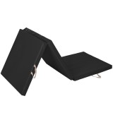 Saltea fitness groasa pentru antrenamente gimnastica, pliabila, 180x60x5cm, negru Household NewTrend