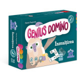 Genius domino: &Icirc;nmulțirea - Board book - Flavio Fogarolo - Didactica Publishing House