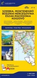 Harta Rutiera Serbia Muntenegru Bosnia si Hertegovina Cartographia Studium Scara 1:800 000