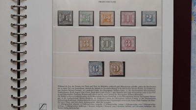 1865-Thurn und taxis Mi 35-44 Reprint cu tipare ORIGINALE-guma originala MNH foto