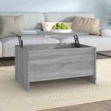 Cumpara ieftin Măsuță de cafea, gri sonoma, 80x55,5x41,5 cm, lemn prelucrat