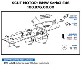 Scut Motor Metalic Bmw Seria3 E46 43940 100.876.00.00