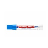 Marker permanent Edding 950 Industrial, corp plastic, varf rotund, 10mm, albastru