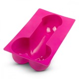 Forma de copt model Penis, Silicon Roz, 28 cm