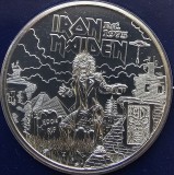 5 pounds 2025 Marea Britanie, Iron Maiden. Music Legends, Brilliant unc, Coincard