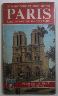 LE GUIDE COMPLET POUR VISITER PARIS AVEC 117 PHOTOS EN COULEURS ,1988 foto
