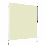 VidaXL Jaluzea tip rulou de exterior, crem, 200 x 270 cm 145942