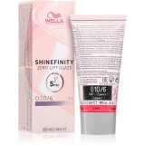 Wella Professionals Shinefinity Zero Lift Glaze vopsea de păr demipermanentă culoare 010/6 Lavender Flash 60 ml