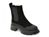 Ghete FLAVIA PASSINI negre, Z55129, din piele intoarsa