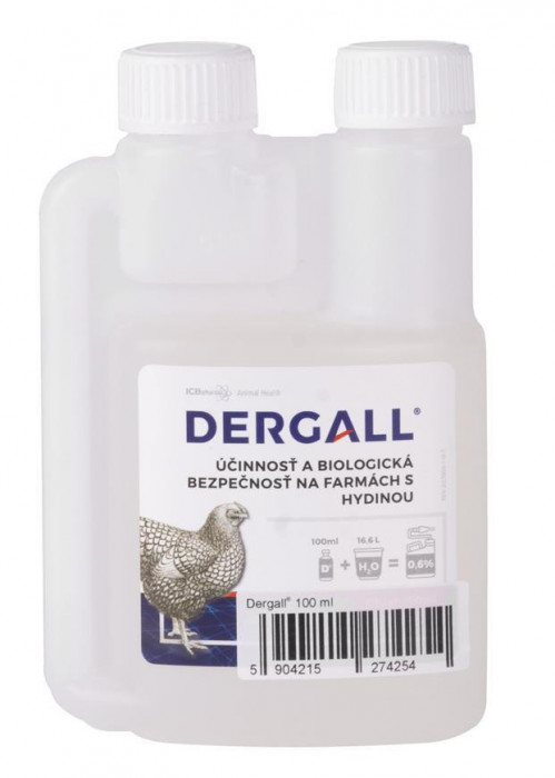 DERGALL 100 ml, agent antiparazitar, pentru păsări de curte