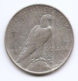 Statele Unite (SUA) 1 Dolar 1922 (comemorativa: Dolarul păcii) Argint 26.73g/900 KM-150 (1), America de Nord