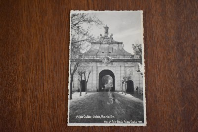 CP Alba Iulia Gyulafehervar poarta a II-a cetate Foto Bach 1935 foto