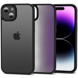 Husa Tech-Protect Magmat pentru Apple iPhone 15 Plus Negru Mat, Silicon, Carcasa
