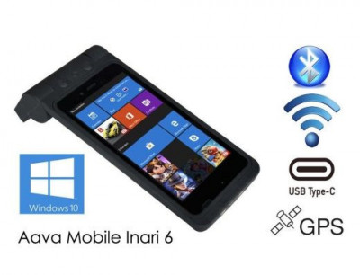 Terminal Aava Mobile Inari 6 ,Atom Z3745, 4GB RAM, 64GB SSD, Wifi, BT, GPS, IPS Full HD, Win 10 Enterprise foto