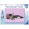 Puzzle Pisicuta Pe Patura, 200 Piese, Ravensburger