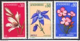 s3 - Andorra franceza 1973 flora 3v.neuzat,perfecta stare
