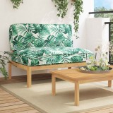 vidaXL Set de canapea cu pernă Frunză Model cu frunze 120 x 92 x 69 cm 3418214