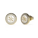 Guess Dreaming JUBE03123JWYGWHT Cercei Stud din Oțel Placat cu Aur
