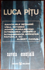 LUCA PITU - NAVETA ESENTIALA (volum de debut, 1991) foto