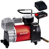 Einhell CC-AC 35/10 12V PXC + Starter Kit - Compresor auto 35 l/min 10 bar + Set 1 acumulator si incarcator Li-Ion 18 V 2.5 Ah