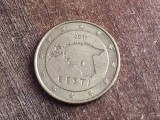 C50 - Moneda foarte veche - 50 euro-centi - Estonia - 2011