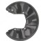 Protectie stropire disc frana Audi A4 (B7), 11.2004-03.2008, Spate, Dreapta, metal