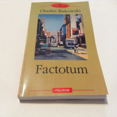 FACTOTUM - CHARLES BUKOWSKI--RF16/0