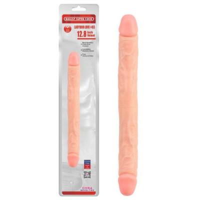 Dildo realistic natural cu 2 capete foto