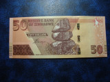 ZIMBABWE 50 DOLARI 2020 UNC