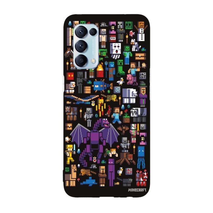 Husa compatibila cu Oppo Find X5 model Minecraft Guide, Silicon, TPU, Viceversa