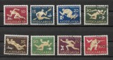 Iugoslavia 1956 - Jocurile Olimpice Melbourne, sport, serie stampilata