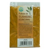 Turmeric Pulbere Herbavit, 40g, Condiment Natural Curcuma Longa, India, Aroma Lemnoasa, Colorant Alimentar, Praf de Curcuma